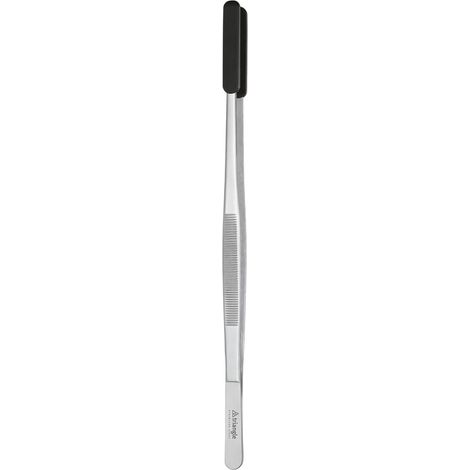 Triangle pinza Chef 30 cm in acciaio, con punta removibile in silicone professionale