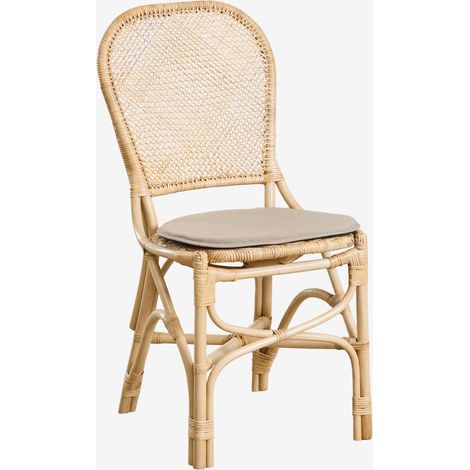 Sedia da pranzo in rattan Zariel SKLUM            