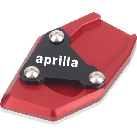 (Rouge-Aprilia) Compatible avec Aprilia RS660 RS 660 Tuono 660 (2020-2023) - Béquille latérale CNC - Extension de béquille - Plaque de support - Maxpower (1/4)