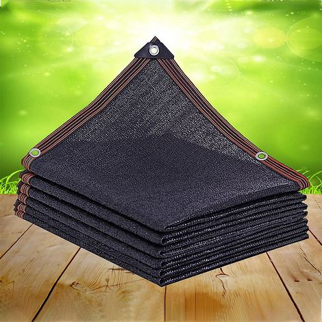 Filet d&aposombrage 2x3m Noir, Protection UV pour Balcon et Jardin,Résistant au Vent et Haute Température, Toile Respirante (1/5)