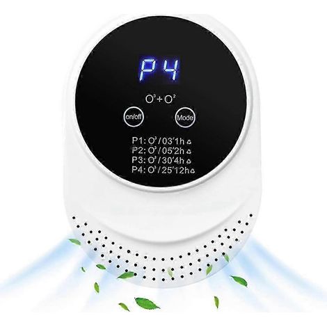 Éliminateur d'odeurs pour fortes odeurs - Ioniseur d'air pour la maison, les animaux, les toilettes, les armoires, la chambre, la cuisine, la fumée - Prise européenne - Excellent (1/5)