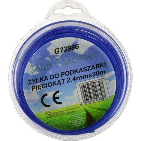 Geko Fil de coupe bleu 30 mètres 2,4 mm nylon (1/3)