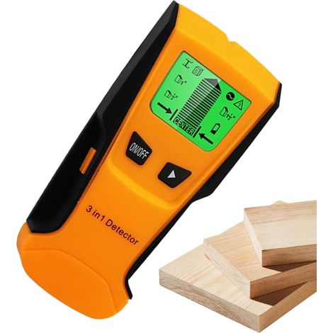 Détecteur de Mur - Détecteur De Métaux Électronique Localisateur, de Montants Métalliques,pour Fils AC sous Tension, Tuyaux, Bois, Solives, de (1/5)
