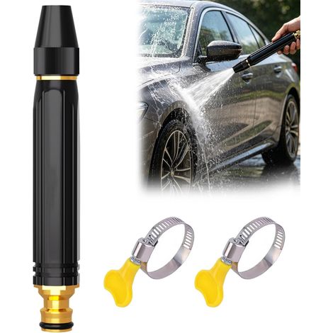 High Pressure Watering Nozzle High Pressure Hose Nozzle Garden Nozzle Multifunction Car Washing Garden Nozzle High Pressure Garden Hose Tips for Garden (1/5)
