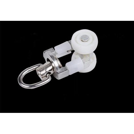 Galets de rail (9 pièces), rail de rideau en aluminium – Accessoires spéciaux pour petit rail carré (1/4)
