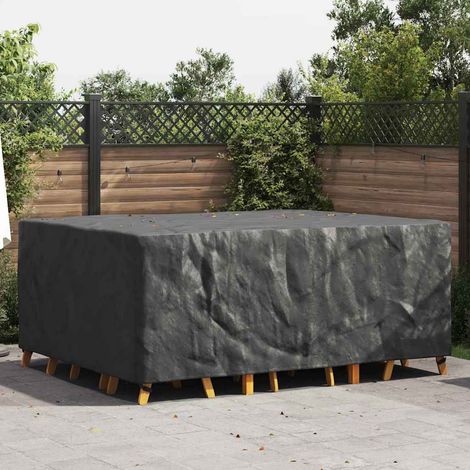 Outdoor Furniture Cover Black 240 x 190 x 90 cm 420D vidaXL (1/4)