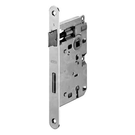 SERRATURA PORTE IN LEGNO 'MOD. CENTRO' AGB E50 - Cromato opaco - AGB