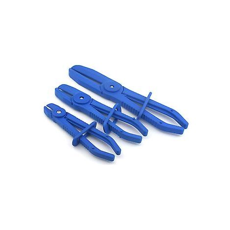 Blaue Schlauchschellen, 3er-Pack, Schlauchschellen, Schlauchschelle, Kühlmittelschlauchschelle für Benzinleitungen, Kraftstoffsparend, 155, 185, 250 mm