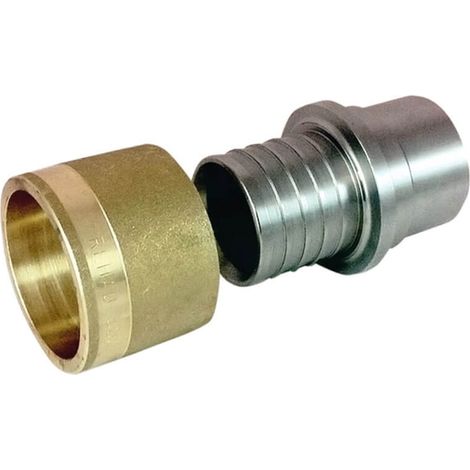 Adaptateur à glissement pour tube PER Ø50 avec tube acier Ø48,3