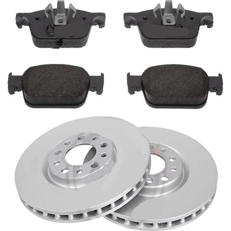KIT FRENI ANTERIORI compatibile con AUDI A4 (8W2,8WC,B9) - DISCHI + PASTIGLIE OEM: FDB4871 / DDF2596C-1 /SOSTITUZIONE DIRETTA/BASSA POLVERE/SILENZIOSO (1/5)