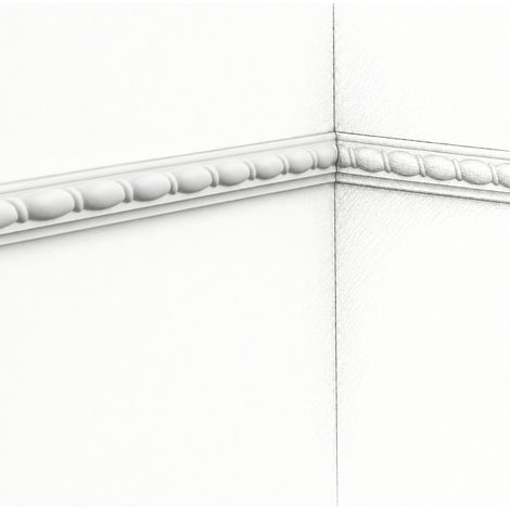 Moulure M353 2,6 x 1,6 cm - Polyuréthane Cimaises &+ A l'unité (1/3)