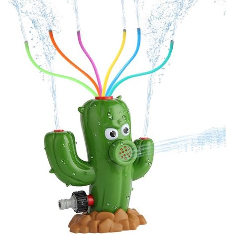 Arroseur d'eau Cactus pour enfants - Jouet d'eau d'extérieur - Pistolet à eau pour jardin - pour garons et filles de 3 à 8 ans - 1 pièce (1/5)