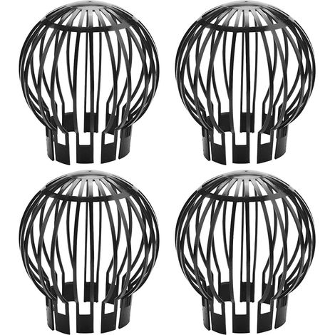 4 Pieces Gutter Filter Strainer Prevent Debris Leaf Branches Roof Foam Clogging Pipes (1/5)