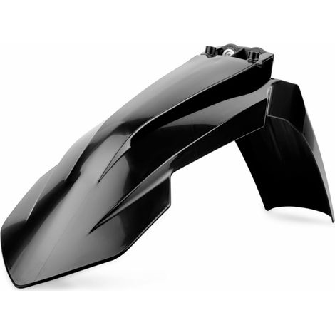 Guardabarros delantero Polisport para KTM SX SXF 125 150, SX SXF F250 350 450, XC EXC 125 200, color negro.
