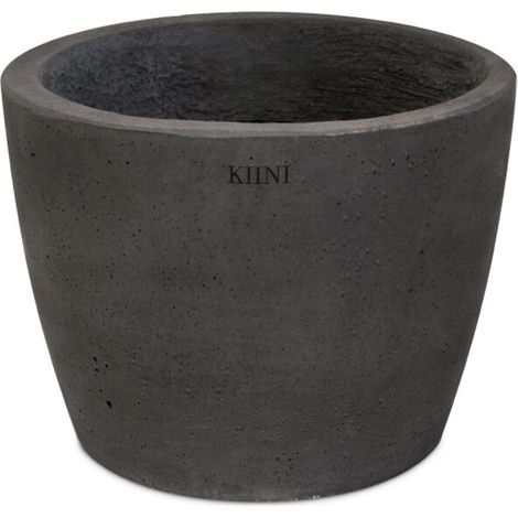 KIINI Beton-Outdoor-Topfblumen-Blumenständer für den Innenbereich - Garten L Graphit (1/3)