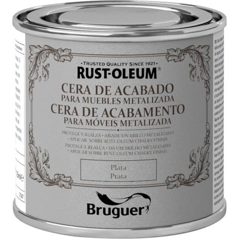 Rust-Oleum Chalky Finish Möbelwachs Silber 0,125 l BRUGUER
