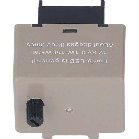 Relais clignotant LED électronique 12.8V DC, 8 broches, ABS, moto, flash pro, universel, robuste, étanche, compatible (1/5)