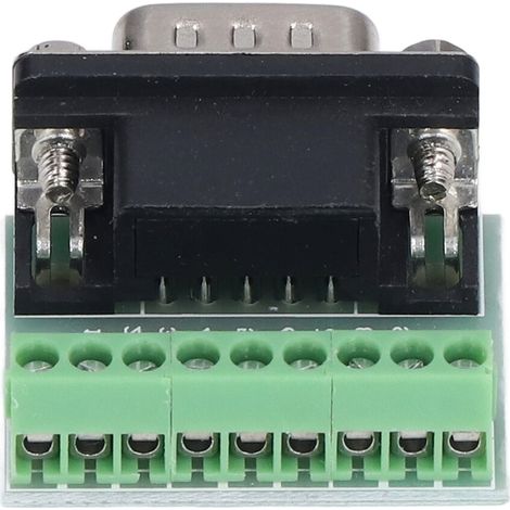 Bornier DB9 mâle vers connecteur à vis 9 broches, carte de dérivation pour RS232 et RS485 (1/5)
