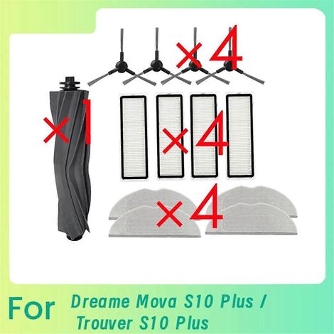 Lot de 13 brosses latérales principales pour robot aspirateur S10 Plus (1/5)