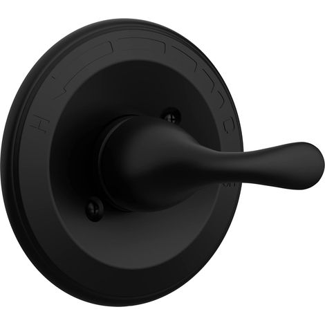 Replacement for Delta Faucet Classic 13 Series Single-Function Shower Valve Trim Kit, Shower Handle, Shower Trim Kit, Matte Black T13020-BL (Cartridge and Valve Not Included) (1/5)