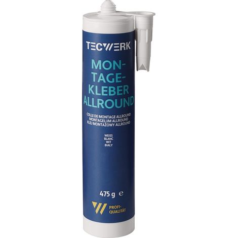 Montagekleber Allround weiß 475g Kartusche TECWERK
