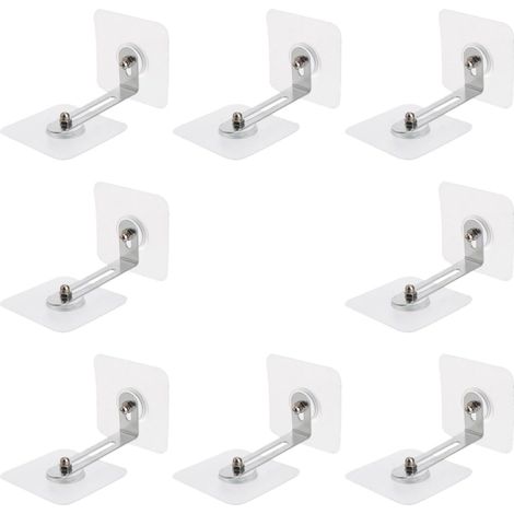 Unomor Chevilles adhésives pour meubles lot de 8 acier (1/5)