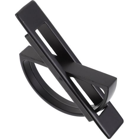 Lntyq Lot de 2 Poignée de Porte Encastrée Tatami Poignées Cachées en Alliage d'aluminium Pratique Bouton de Plancher Encastré Dissimulé pour Tiroir Armoire Armoire de Plancher (Noir) (1/5)