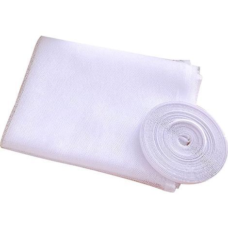 Moustiquaire de fenêtre 150 x 180 cm – Maille polyester anti-insectes – Blanche, facile à installer – Offre une protection optimale (1/5)