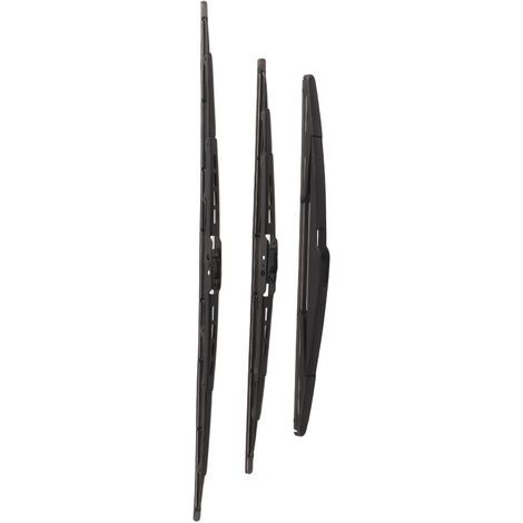 Balais d'essuie-glace avant et arrière 3 pièces Pour Citroën C3 Mk1 2002-2008 Lames pneumatiques pour performance par tous les temps - YCTZE4ZVUTMA5RD (1/5)