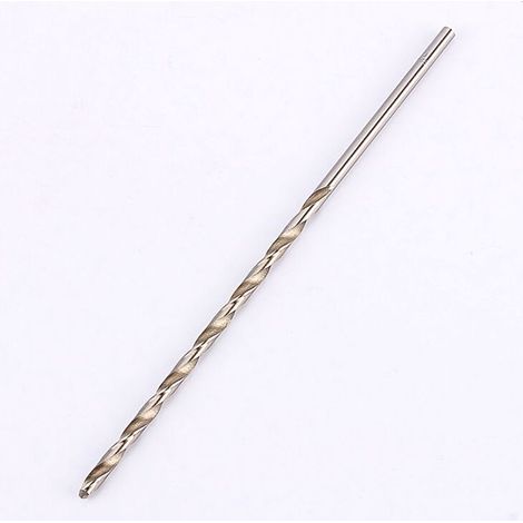 Sjlerst – Foret hélicoïdal 4 mm – Longueur 160 mm – Acier rapide HSS – Tige droite pour perçage rapide dans bois et aluminium