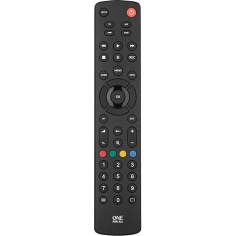 Uno Per tutti i TV con controllo telecomando universaleContour 4, controllo de 4 dispositivi, decoder de TV/Smart TV, DVD, Blu-ray e de dispositivi audio, garantito per funzionare con tutti i marchi p (1/5)