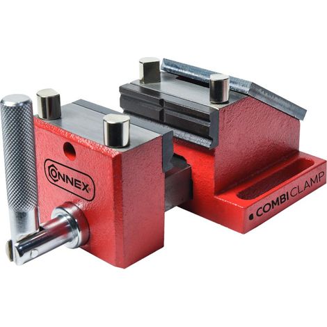 Schraubstock Combiclamp 80mm Amboss Stahlplatte Connex (1/3)