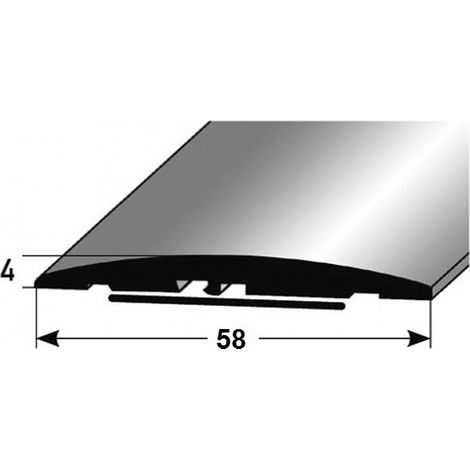 PROVISTON Übergangsprofil Aluminium eloxiert Goldfarbig Breite 58 mm Höhe 4 mm Länge 1000 mm Selbstklebend Übergangsschiene Übergangsleiste Bodenprofil Abdeckleiste 1 Stück (1/3)