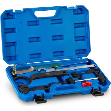 Helloshop26 – Kit calage distribution TSI/TFSI – Compatible VW, Audi, Seat, Skoda – Outils professionnels pour réglage moteur – Mallette de transport incluse