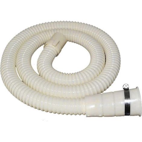 Tuyau de vidange pour machine à laver, ensemble de 2 pièces, avec 1 collier de serrage, 1 m (1/5)