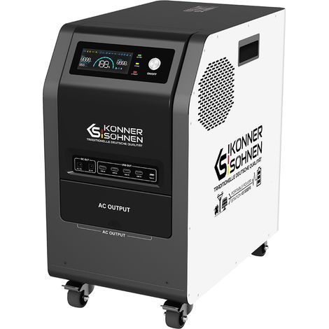 Centrale elettrica portatile 3000 W Könner & Söhnen KS 3000PS, 120 Ah/3200 Wh (1/5)