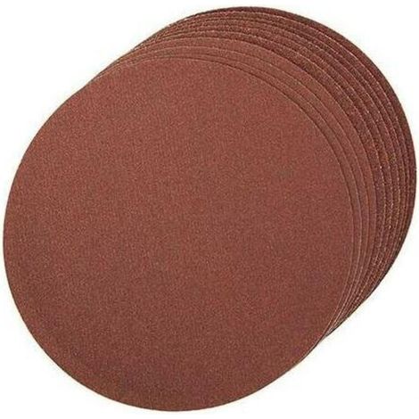 Selbstklebende Schleifscheiben, 125 mm Durchmesser, 30 Stück, Körnungen: 5 x 60, 5 x 80, 5 x 120, 5 x 240, 5 x 440