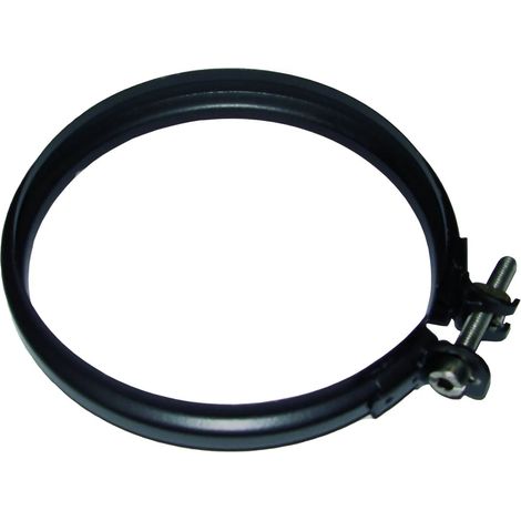 Ati - Fascetta Di Bloccaggio Ø120 Per Tubi Inox Nero
