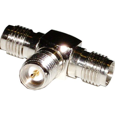 BeMatik - RSMA connecteur en T (1 x RSMA-Femme/2 x RSMA-Femme) (1/2)