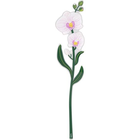 Orchidea Piccola Funny Flowers 9,8 x 46 cm Bianco Vesta Home