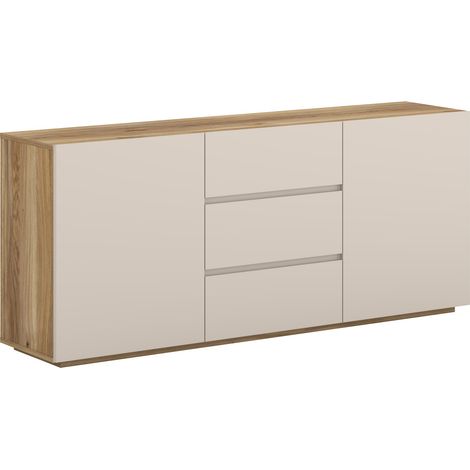 Cómoda Alsono 101 , Con cajones y puertas, Número de cajones: 0, 64x150x34cm (1/5)