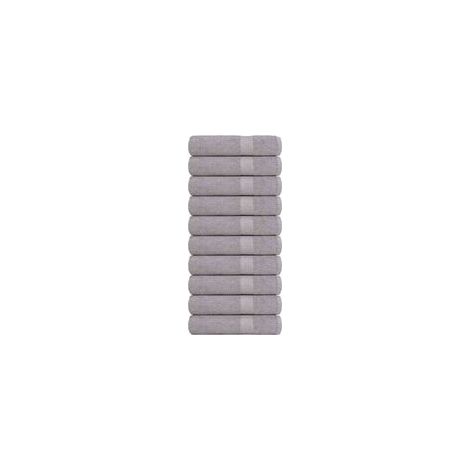 Servietten, 10er-Set, grau, 50 x 100 cm, 360 g/m² - Crezuo