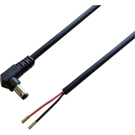 BKL Electronic 076102 Connettore DC Spina cava CC - Capicorda di testa 2 m 1 pz.