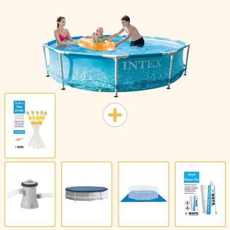 Intex Piscine Tubulaire Ronde - 305x76 cm - 6-pièces S22442 (1/5)