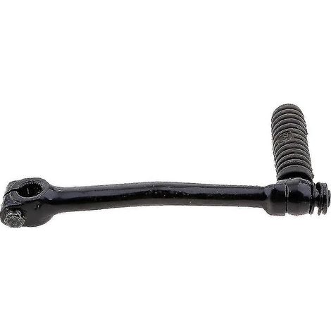 Levier de démarreur à kick en métal 13 mm pour moto tout-terrain Yamaha PW80 PY80 - Longueur : 190 mm / 7,5 pouces - Tige de kick noire (1/5)