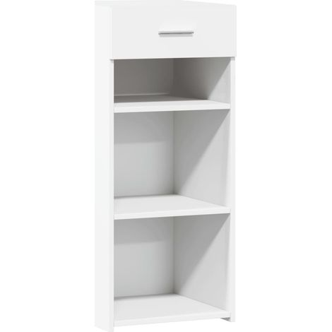 Credenza buffet cassettiera mobile contenitore organizer cucina soggiorno soggiorno 40 x 42,5 x 93 cm derivati del legno bianco 020030310