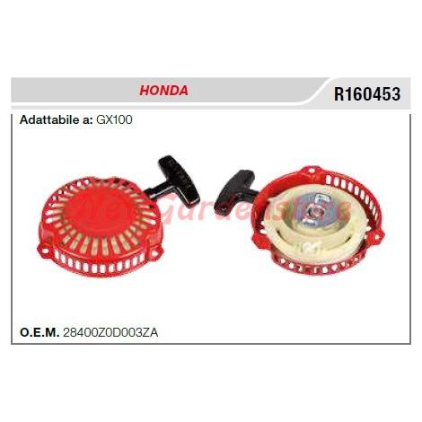 Démarreur HONDA tracteur à pied Gx100 R160453
