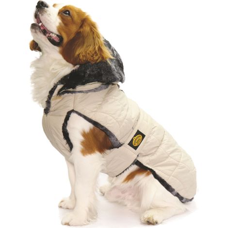 Fashion Dog Manteau matelassé pour chiens - Beige - 36 cm