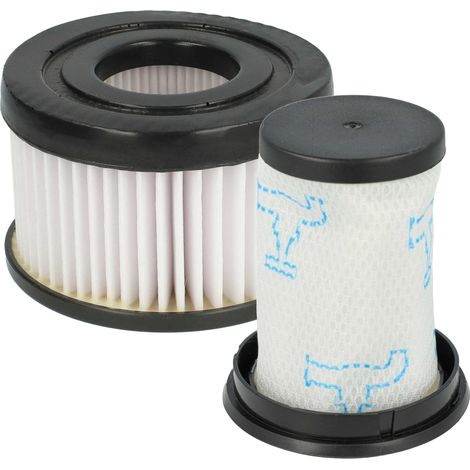 vhbw 2x filtro sostituisce Rowenta ZR009004, 3221614007446, ZR009003 per aspirapolvere - filtro cartucce, filtro di separazione