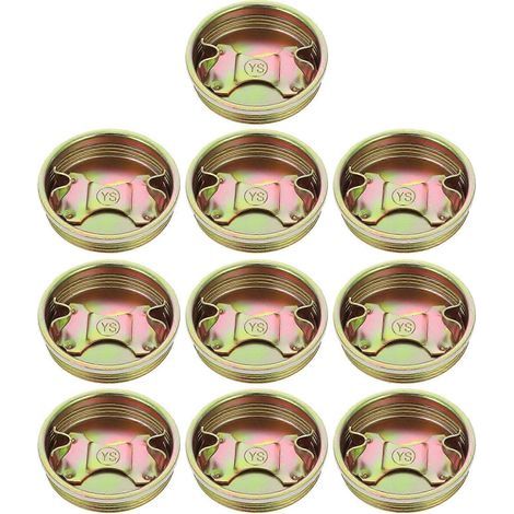10 Ölfass-Verschlussstopfen, Eisenstopfen für Ölfässer – 6,1 x 6,1 x 1,5 cm – Bunt (1/3)
